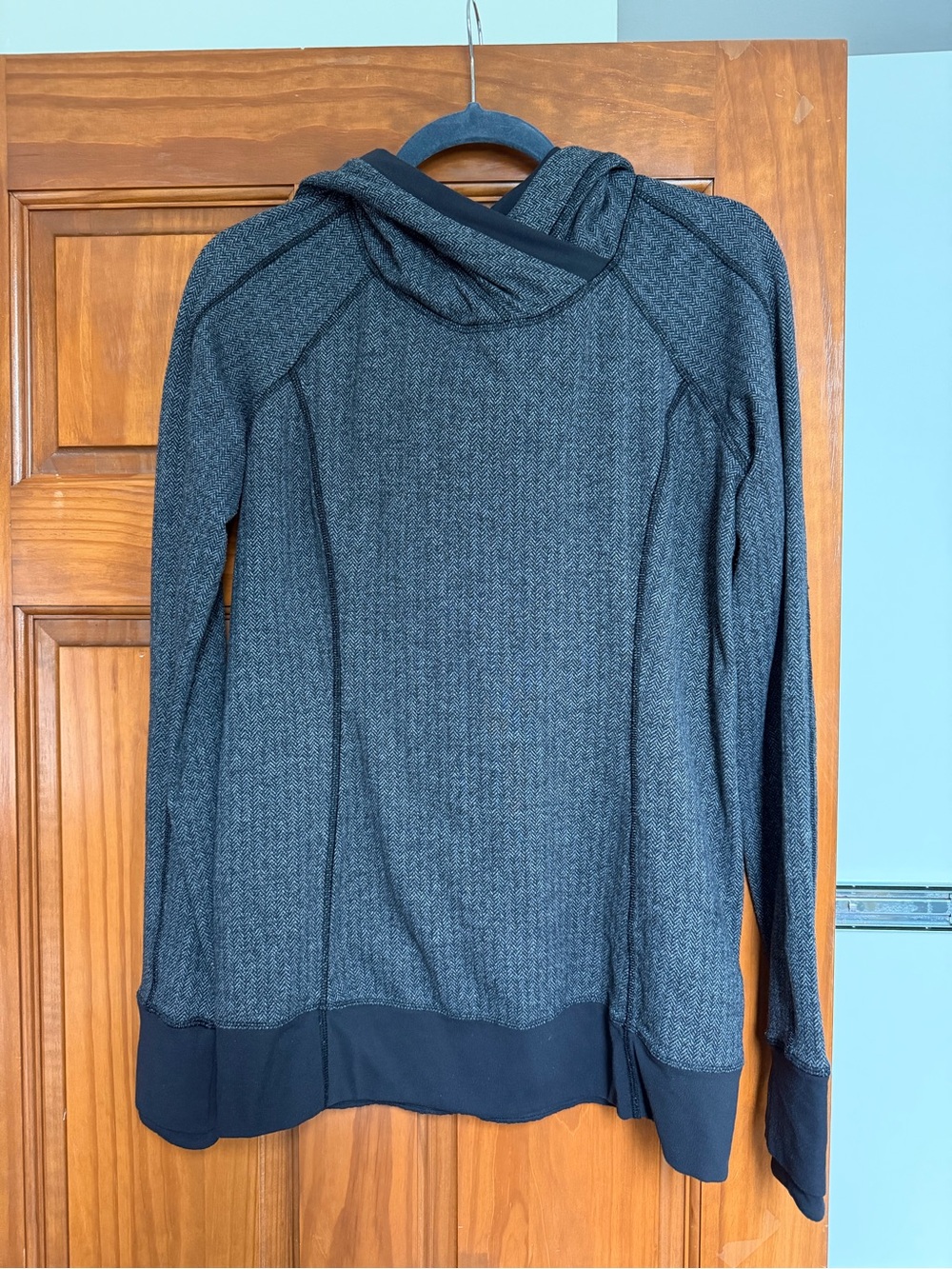 lululemon athletica Dark Charcoal Hooded Pullover